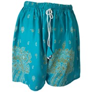 Turquoise Summer Shorts For Women